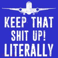 Aircraft Airplane Mechanic Gift Keep That Shit Up Gift Coaster thumb 2