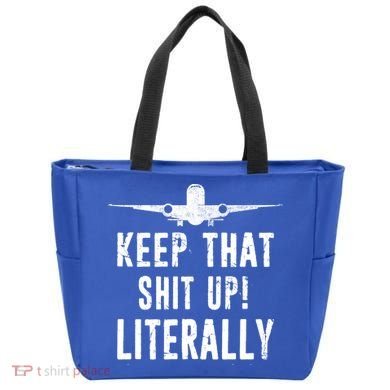 Aircraft Airplane Mechanic Gift Keep That Shit Up Gift Tote Bag