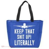 Aircraft Airplane Mechanic Gift Keep That Shit Up Gift Tote Bag thumb 0