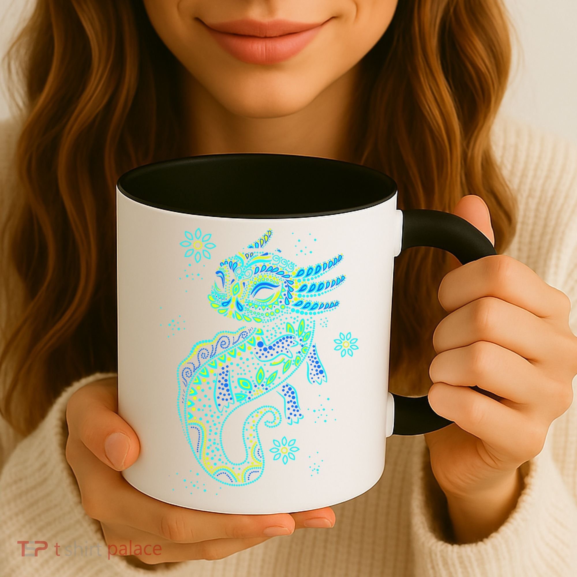 Axolotl Aztec Mexican Salamander Mexico  Coffee Mug