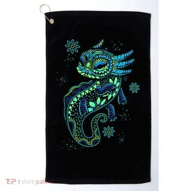 Axolotl Aztec Mexican Salamander Mexico  Golf Towel