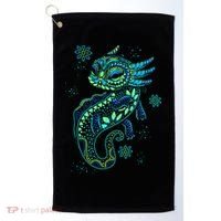 Axolotl Aztec Mexican Salamander Mexico  Golf Towel thumb 0