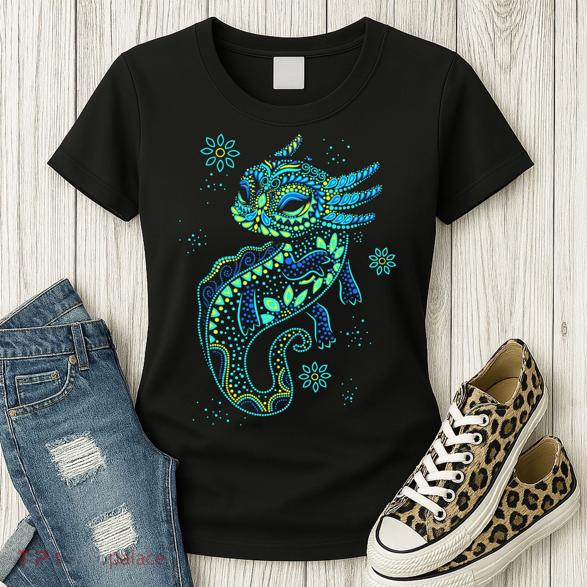 Axolotl Aztec Mexican Salamander Mexico  Women's T-Shirt
