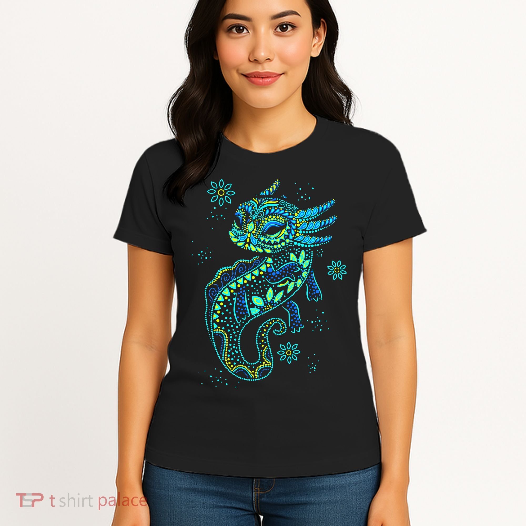 Axolotl Aztec Mexican Salamander Mexico  Women's T-Shirt