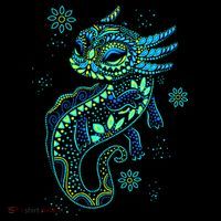 Axolotl Aztec Mexican Salamander Mexico  Women's T-Shirt thumb 6