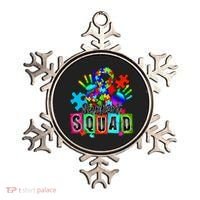Autism Awareness Month Ribbon Support Squad Ornament thumb 0