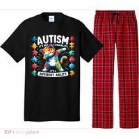 Autism Awareness Month Autism Cat Dabbing Support Autism Gift Pajama Set thumb 0