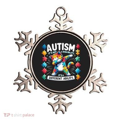Autism Awareness Month Autism Cat Dabbing Support Autism Gift Ornament