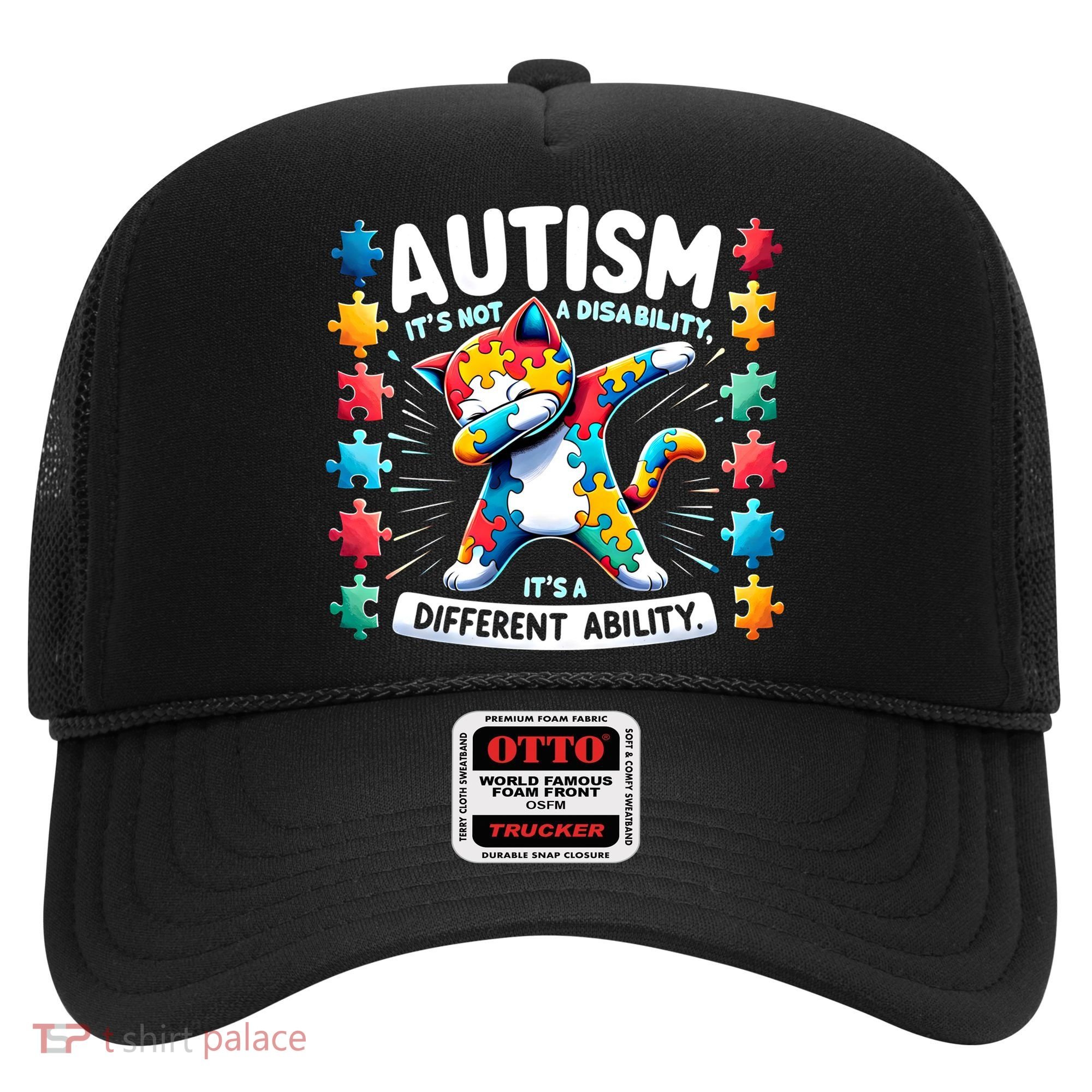 Autism Awareness Month Autism Cat Dabbing Support Autism Gift Hat