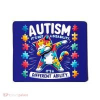Autism Awareness Month Autism Cat Dabbing Support Autism Gift Mousepad thumb 0