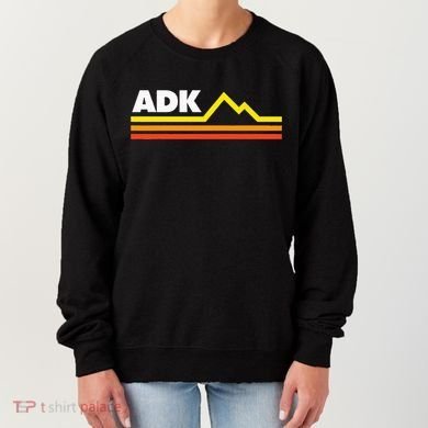 Adk Adirondack Mountains Retro Women's Sweatshirt