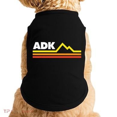 Adk Adirondack Mountains Retro Doggie Tank