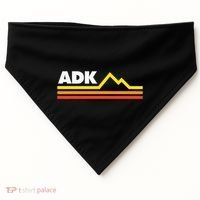 Adk Adirondack Mountains Retro USA-Made Doggie Bandana thumb 0