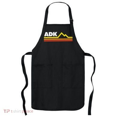 Adk Adirondack Mountains Retro Apron