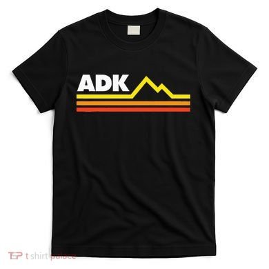 Adk Adirondack Mountains Retro T-Shirt