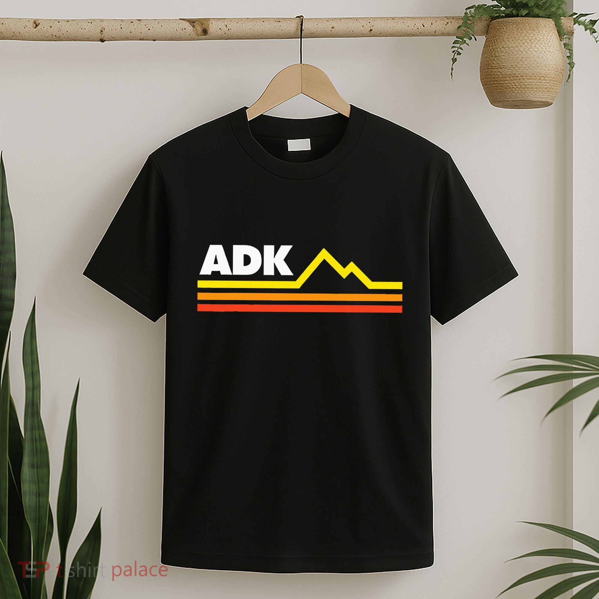 Adk Adirondack Mountains Retro T-Shirt