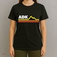 Adk Adirondack Mountains Retro T-Shirt thumb 4