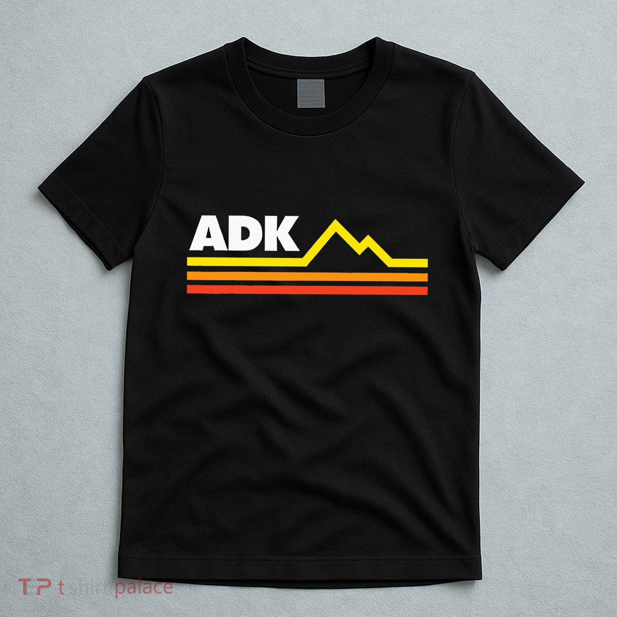 Adk Adirondack Mountains Retro T-Shirt