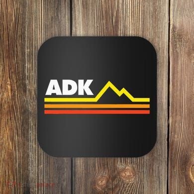 Adk Adirondack Mountains Retro Coaster
