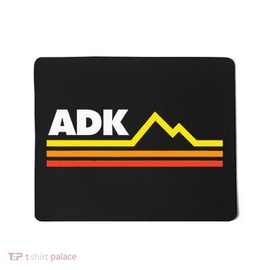 Adk Adirondack Mountains Retro Mousepad