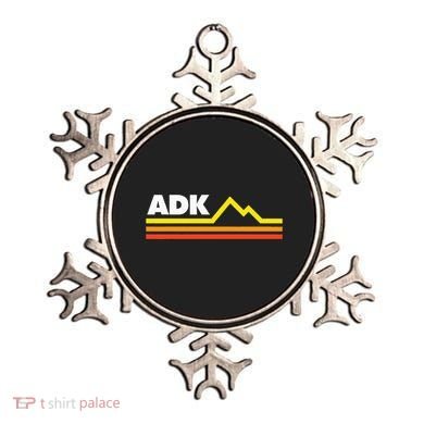 Adk Adirondack Mountains Retro Ornament