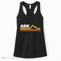 Adk Adirondack Mountains Retro Women's Tank Top thumb 0