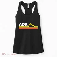 Adk Adirondack Mountains Retro Women's Tank Top thumb 0