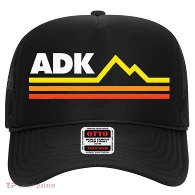 Adk Adirondack Mountains Retro Hat