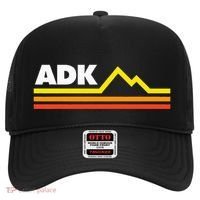 Adk Adirondack Mountains Retro Hat thumb 0