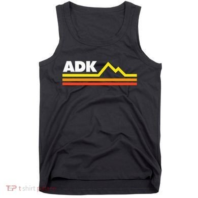 Adk Adirondack Mountains Retro Tank Top