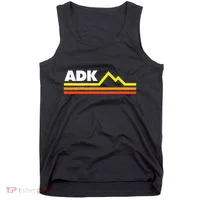 Adk Adirondack Mountains Retro Tank Top thumb 0