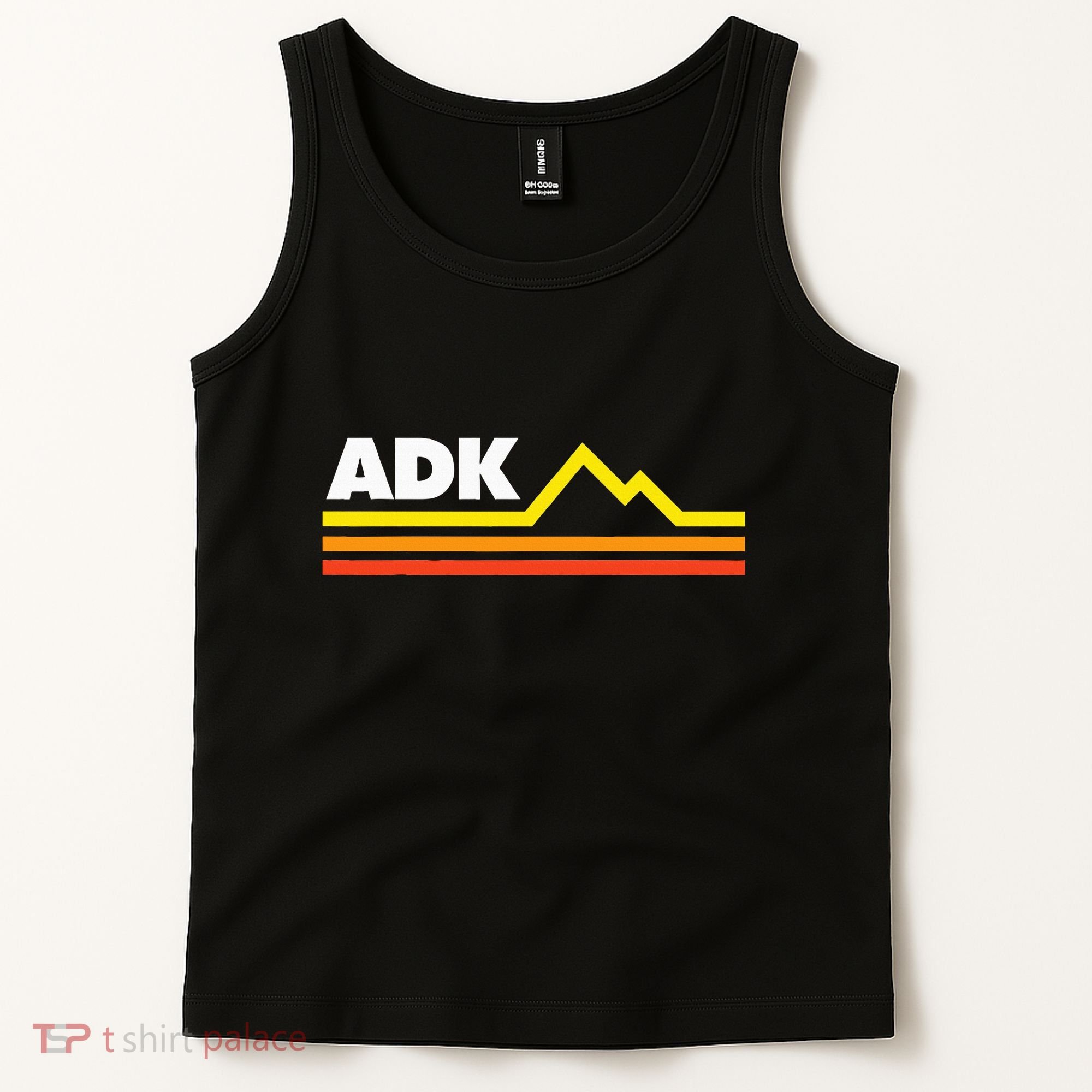 Adk Adirondack Mountains Retro Tank Top