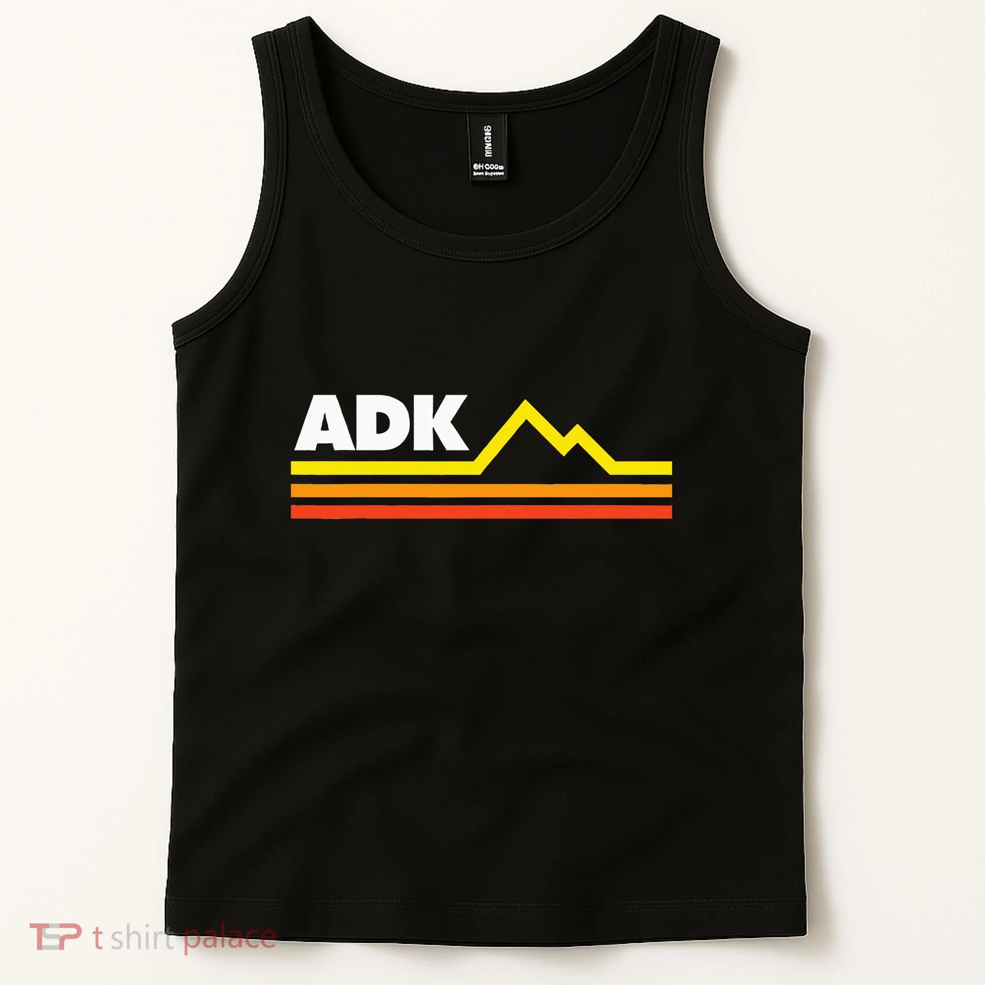 Adk Adirondack Mountains Retro Tank Top