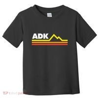 Adk Adirondack Mountains Retro Toddler T-Shirt thumb 0