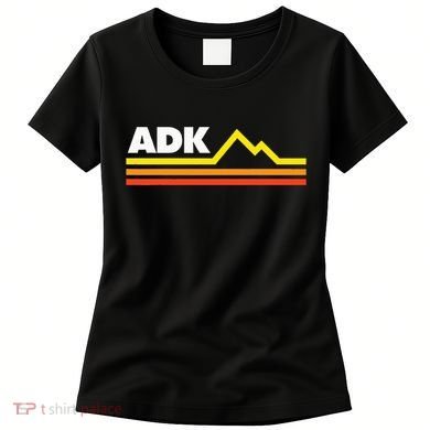 Adk Adirondack Mountains Retro Women's T-Shirt