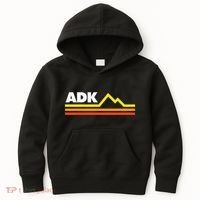 Adk Adirondack Mountains Retro Kids Hoodie thumb 0