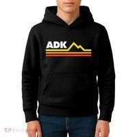 Adk Adirondack Mountains Retro Kids Hoodie thumb 4