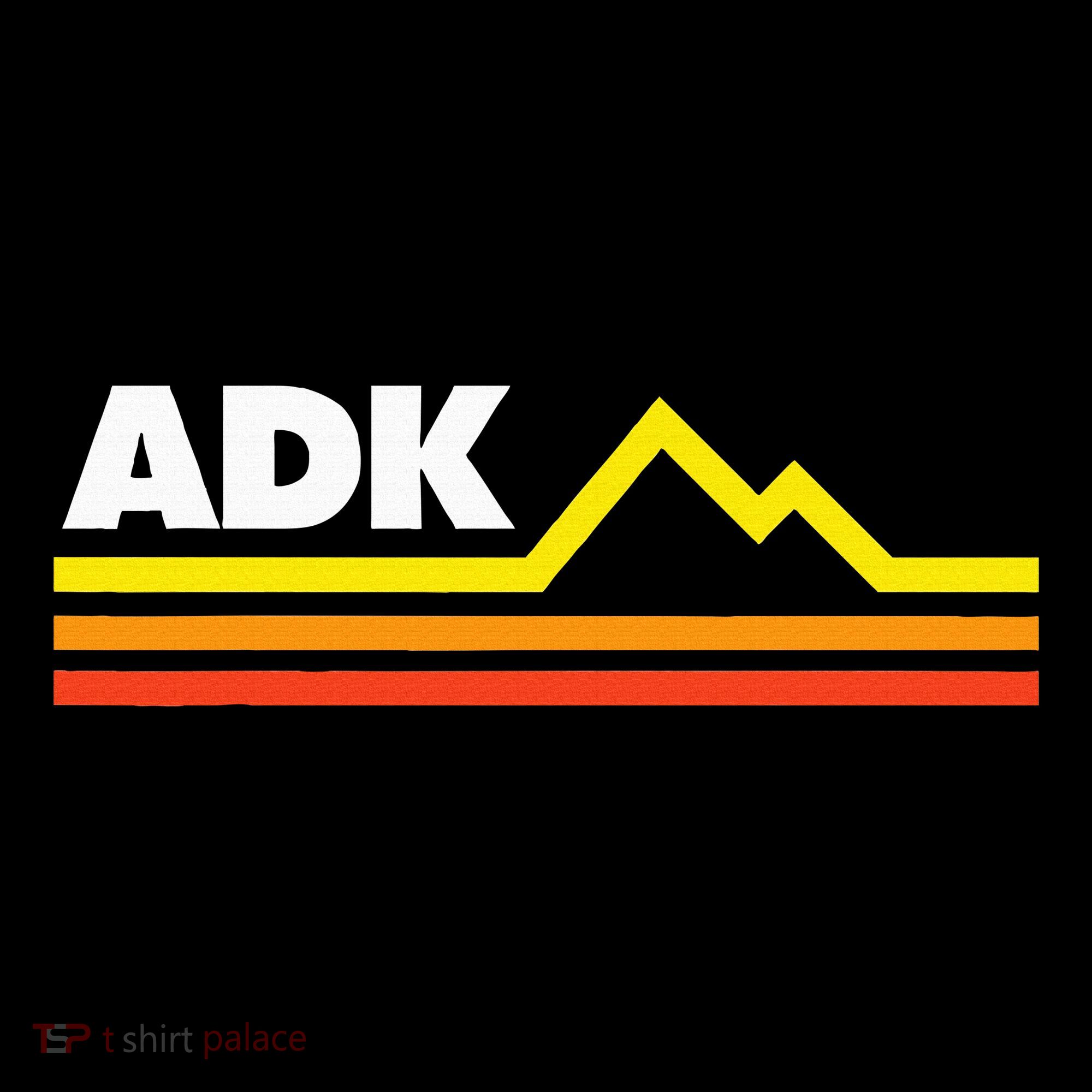Adk Adirondack Mountains Retro Kids Hoodie