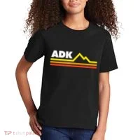 Adk Adirondack Mountains Retro Kids T-Shirt thumb 2