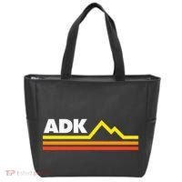 Adk Adirondack Mountains Retro Tote Bag thumb 0