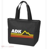 Adk Adirondack Mountains Retro Tote Bag thumb 3