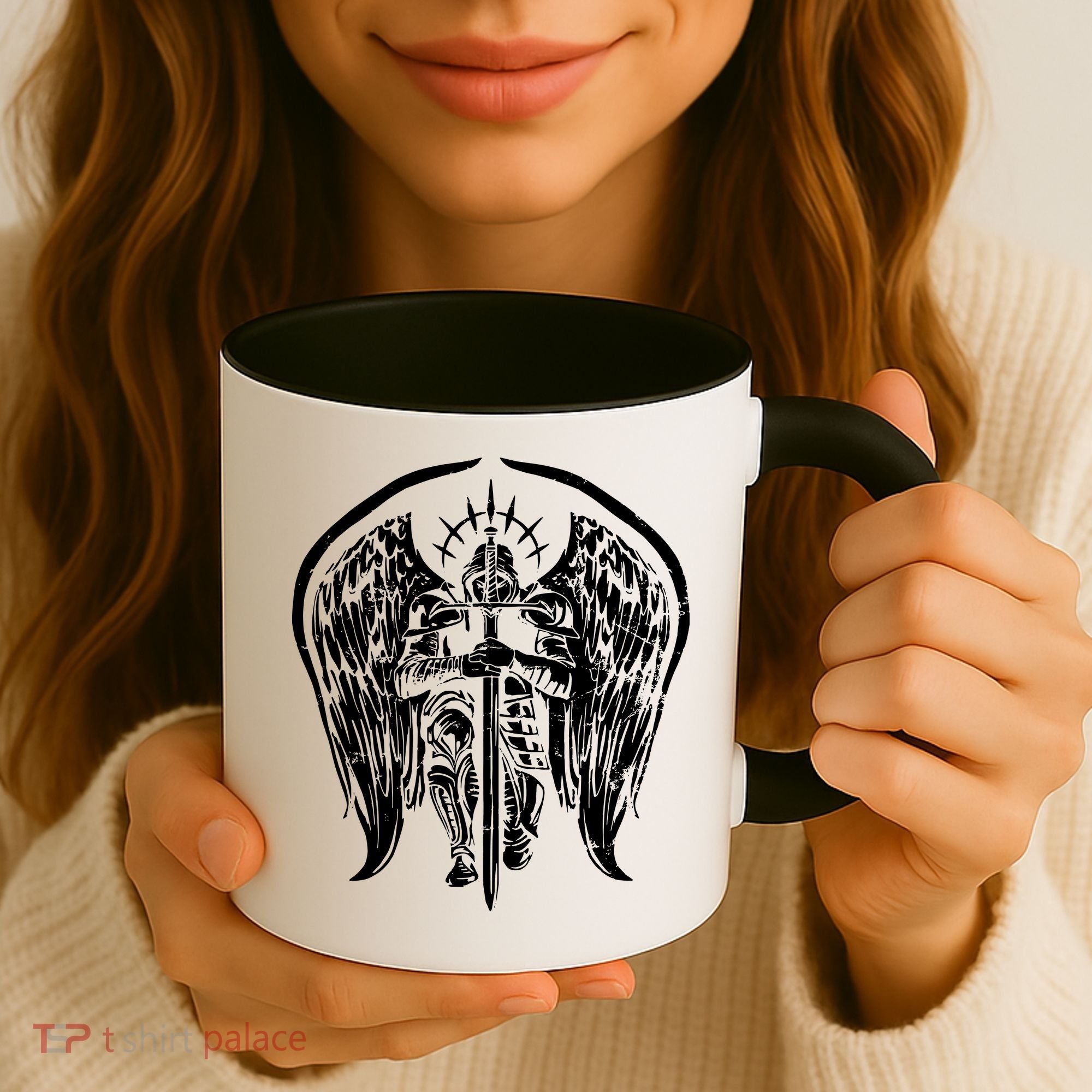 Angel Archangel Michael Warrior Coffee Mug