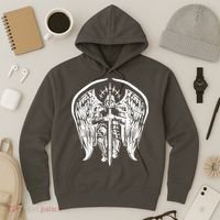 Angel Archangel Michael Warrior Hoodie thumb 3