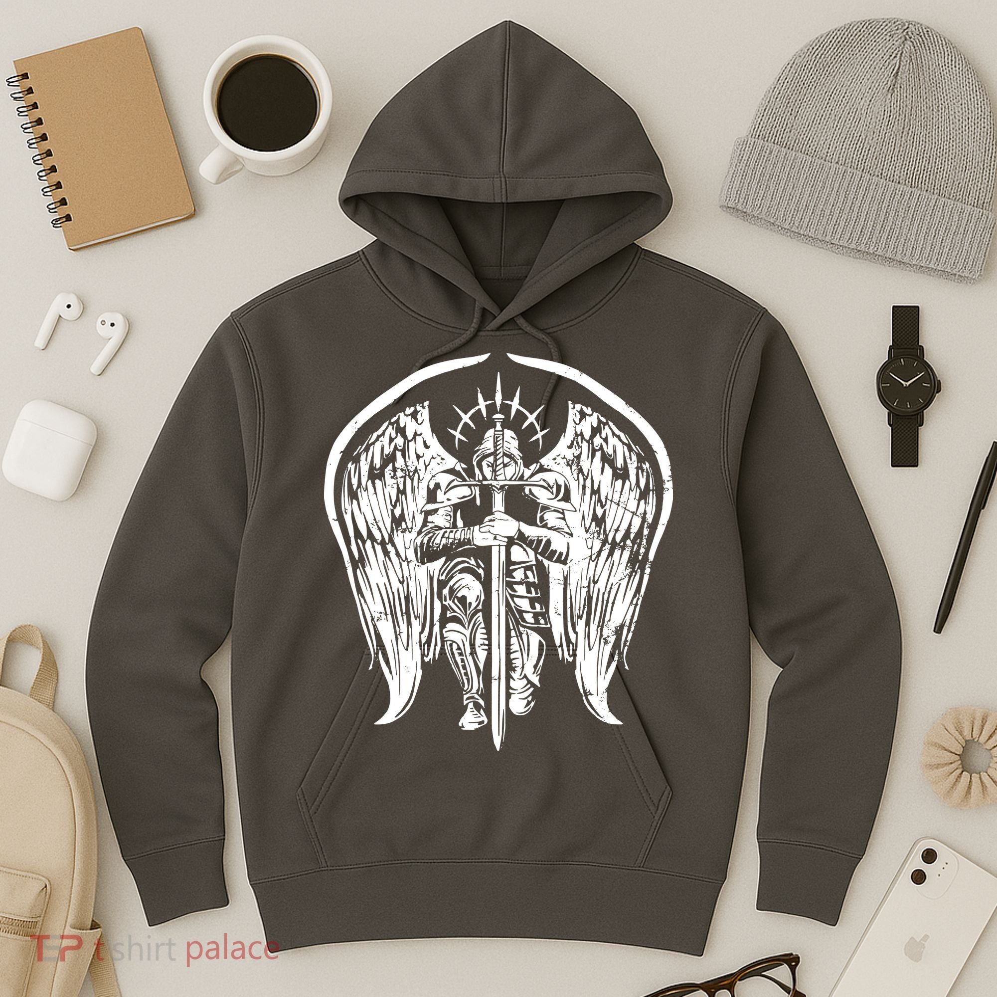Angel Archangel Michael Warrior Hoodie