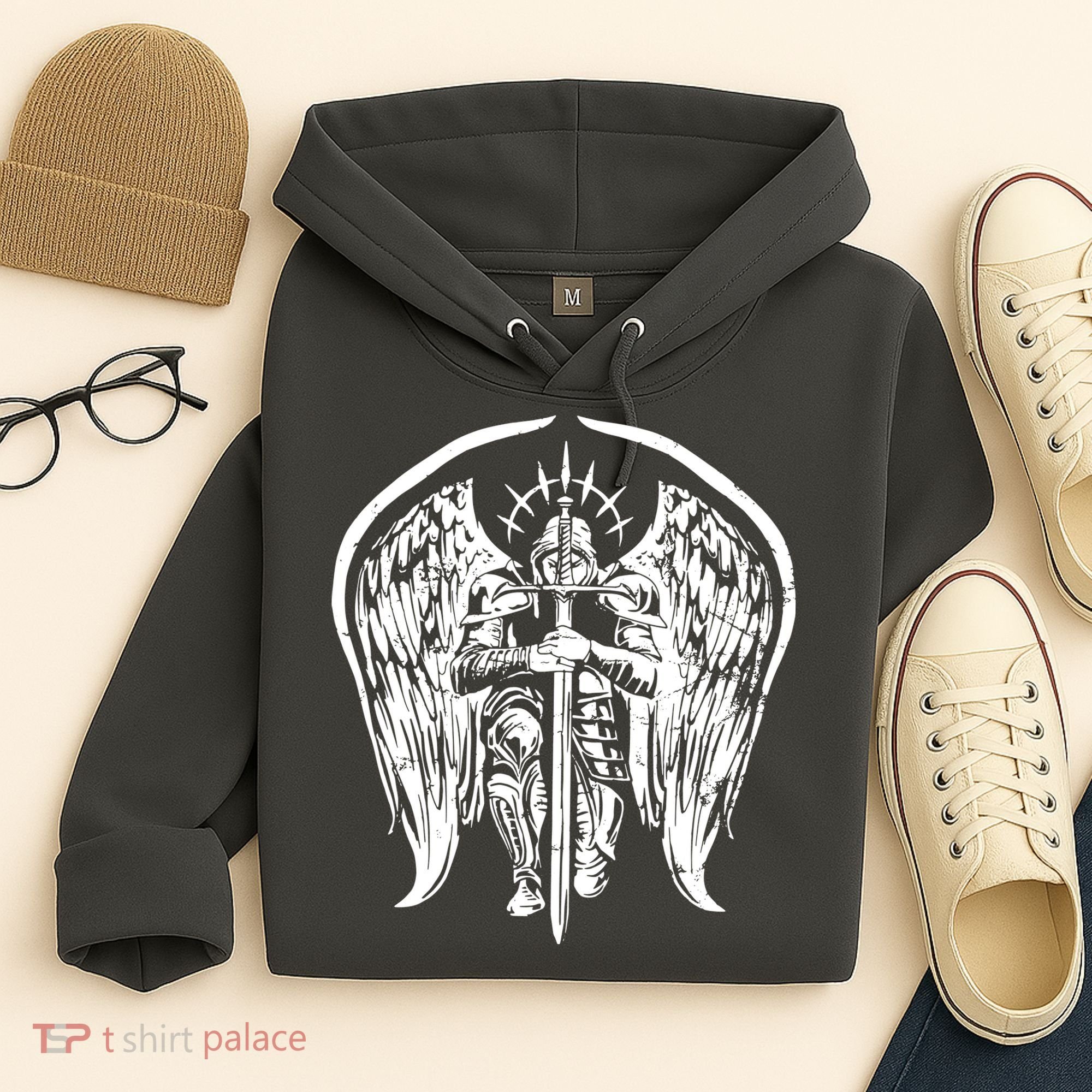 Angel Archangel Michael Warrior Hoodie