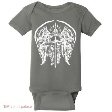 Angel Archangel Michael Warrior Baby Bodysuit