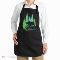 Alaska Alaskan Northern Light Trees With Bear Apron thumb 2