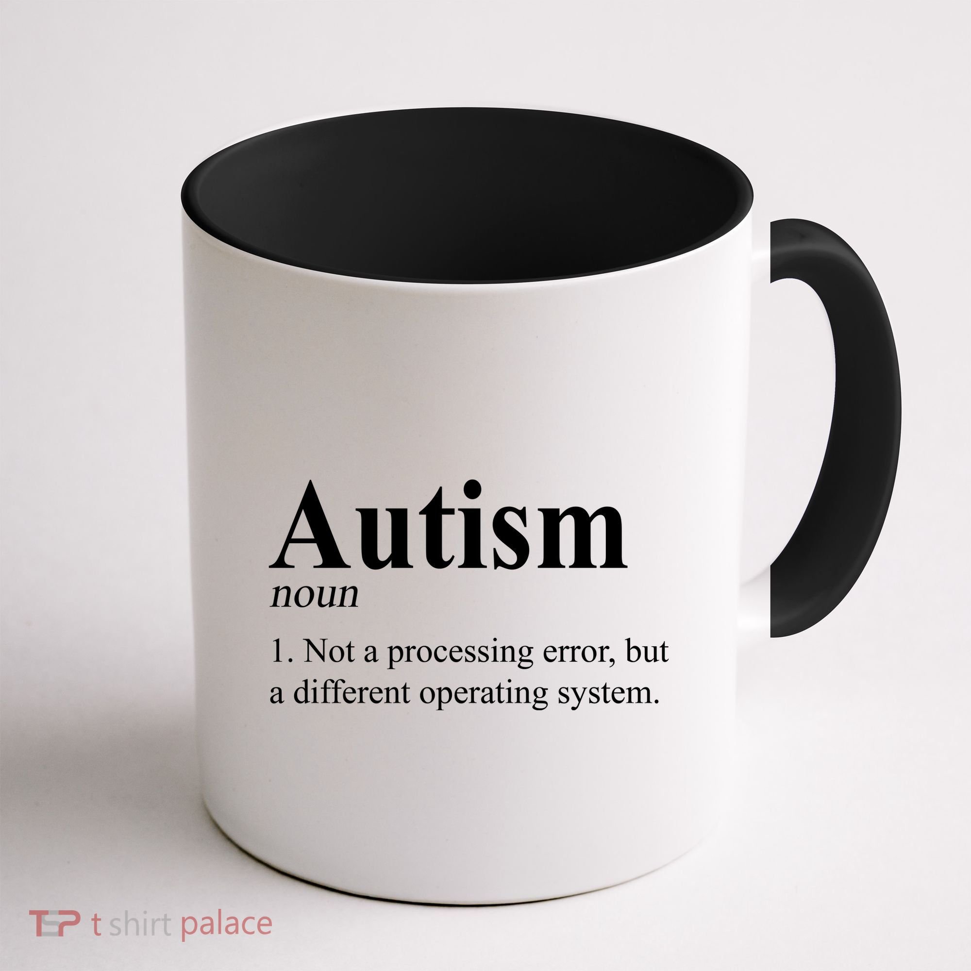 Autism Awareness Not A Processing Error Definition Coffee Mug