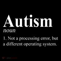 Autism Awareness Not A Processing Error Definition Women's Hoodie thumb 2