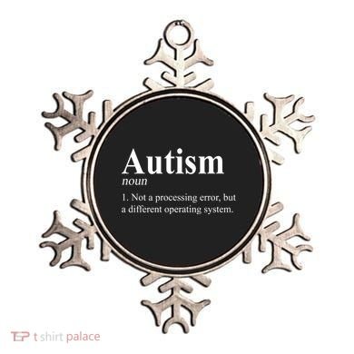 Autism Awareness Not A Processing Error Definition Ornament
